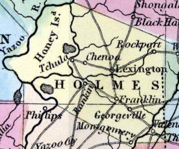 Holmes County, Mississippi, 1857