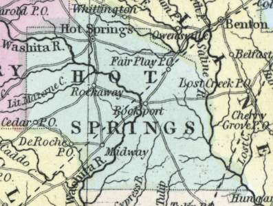 Hot Springs County, Arkansas, 1857