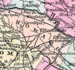 Howard County, Maryland, 1857