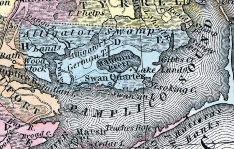 Hyde County, North Carolina, 1857