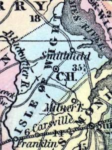 Isle of Wight County, Virginia, 1857