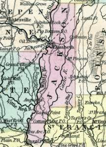 Jackson County, Arkansas, 1857