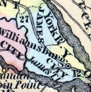 James City County, Virginia, 1857