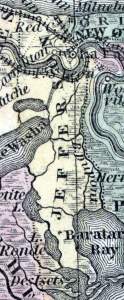 Jefferson Parish, Louisiana, 1857