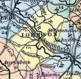 Johnson County, North Carolina, 1857