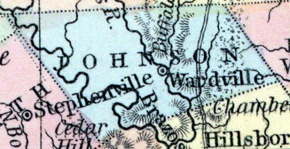 Johnson County, Texas, 1857