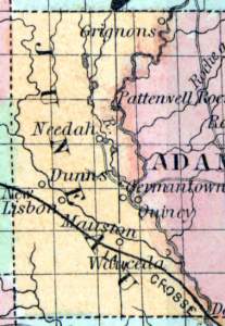 Juneau County, Wisconsin, 1857