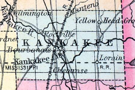 Kankakee County, Illinois, 1857