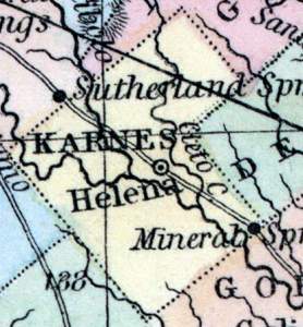 Karnes County, Texas, 1857