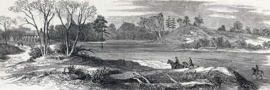 Kelly's Ford, Rappahannock River, Virginia, November, 1863, artist's impression