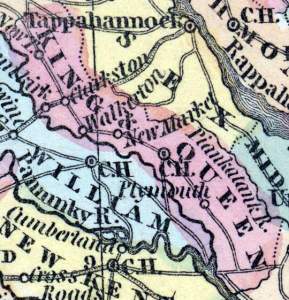 King & Queen County, Virginia, 1857