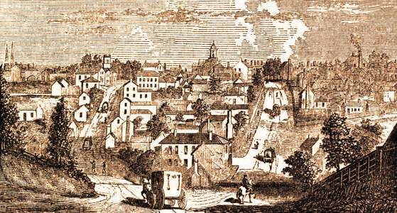 Knoxville, Tennessee, 1861, artist's impression