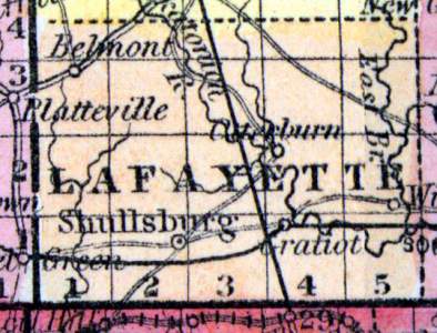 Lafayette County, Wisconsin, 1857
