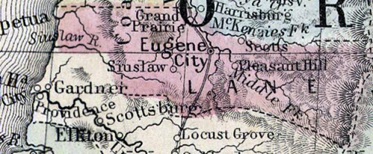 Lane County, Oregon, 1866