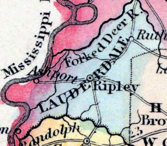 Lauderdale County, Tennessee, 1857