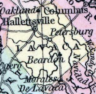 Lavaca County, Texas, 1857