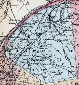 St. Lawrence County, New York, 1857