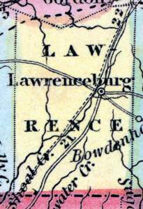 Lawrence County, Tennessee, 1857