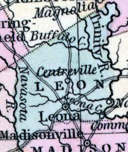 Leon County, Texas, 1857