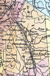 Lewis County, New York, 1857