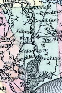 Liberty County, Texas, 1857