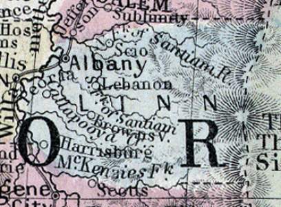 Linn County, Oregon, 1866