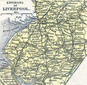 Liverpool, England, surrounding area, 1857