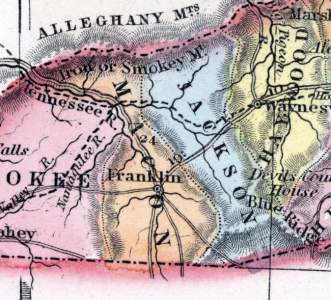 Macon County, North Carolina, 1857