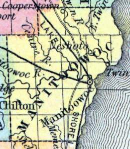 Manitowoc County, Wisconsin, 1857