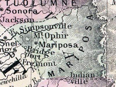 Mariposa County, California, 1860