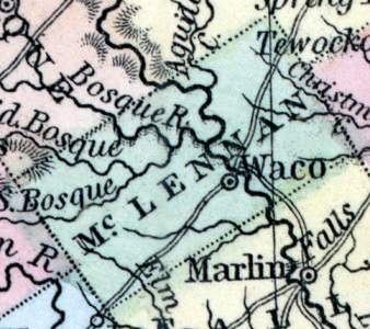 McLennan County, Texas, 1857
