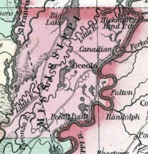 Mississippi County, Arkansas, 1857