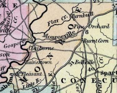 Monroe County, Alabama, 1857