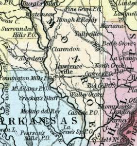 Monroe County, Arkansas, 1857