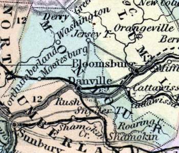 Montour County, Pennsylvania, 1857