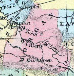 Morgan County, Kentucky, 1857