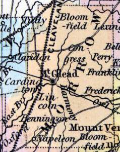 Morrow County, Ohio, 1857