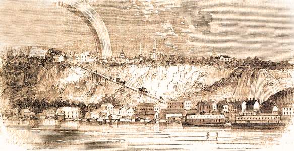 Natchez, Mississippi, 1861, artist's impression