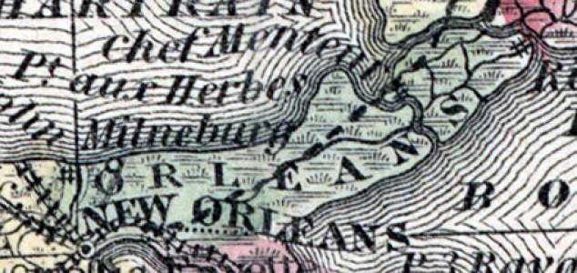 Orleans Parish, Louisiana, 1857