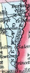 Newton County, Texas, 1857