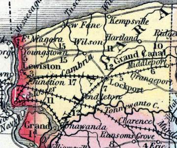 Niagara County, New York, 1857