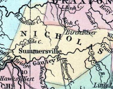Nicholas County, Virginia, 1857