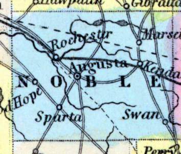 Noble County, Indiana, 1857