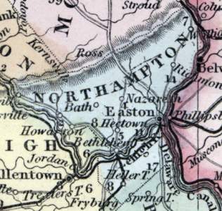 Northampton County, Pennsylvania, 1857