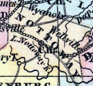 Nottoway County, Virginia, 1857
