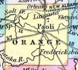 Orange County, Indiana, 1857