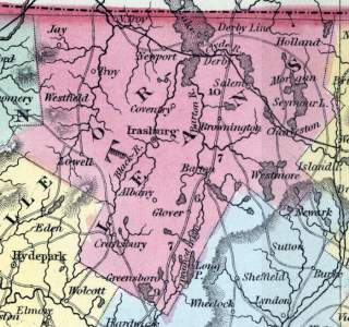 Orleans County, Vermont, 1857
