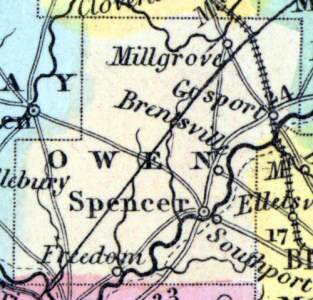 Owen County, Indiana, 1857