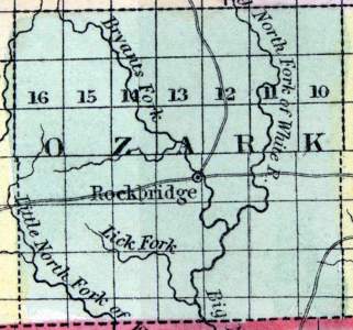 Ozark County, Missouri, 1857