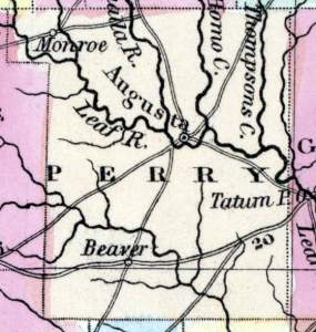 Perry County, Mississippi, 1857
